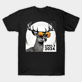 Total Eclipse Deer Hunter Outdoor Lover T-Shirt